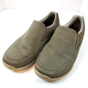 Skechers Relaxed‎ Fit Memory Foam Men's Size 14 Gomel Slip On Loafer 65086 Taupe